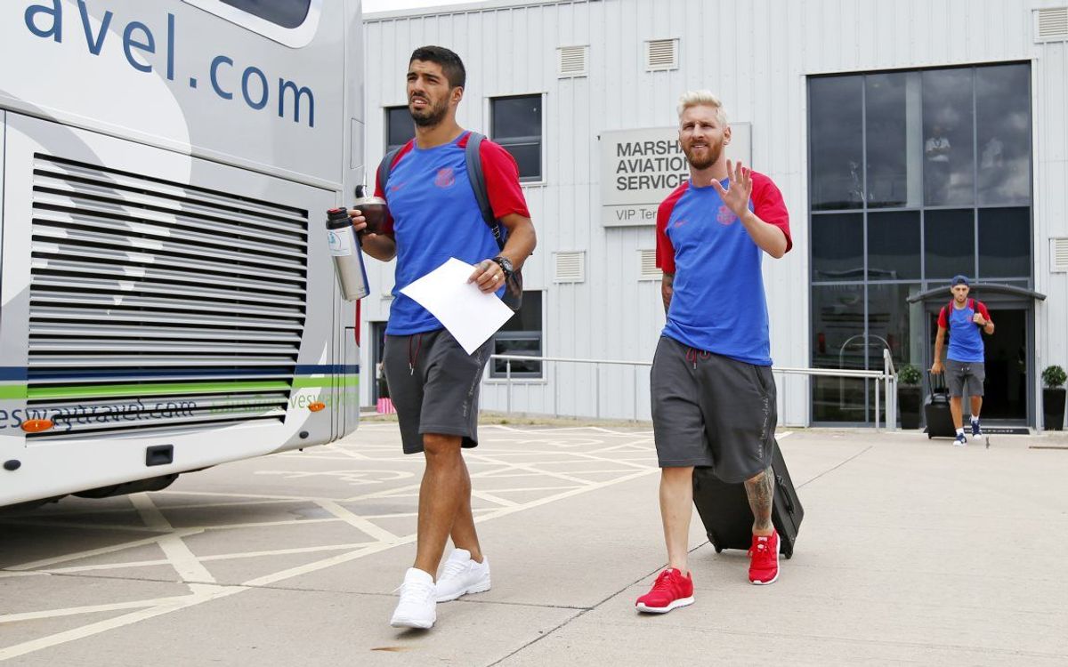 FC Barcelona in England for six-day training camp