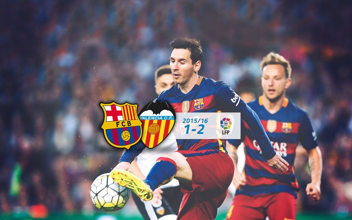 FC Barcelona: 1 - Valencia: 2
