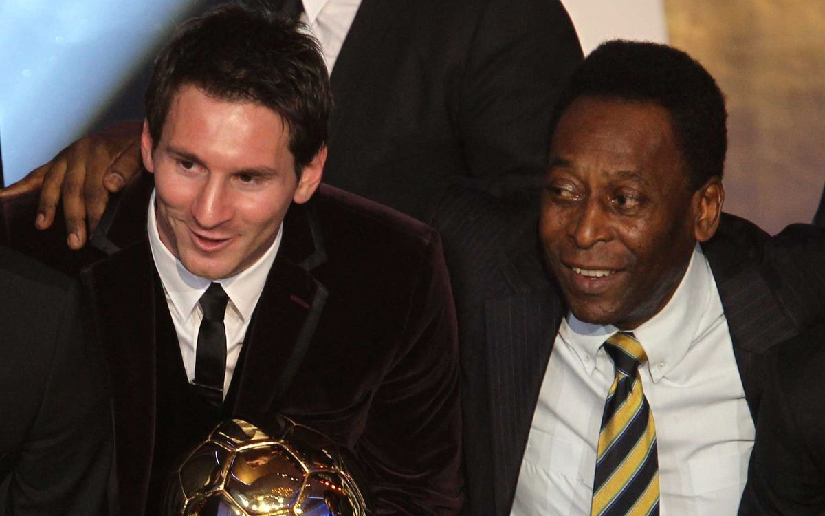 Pelé describes Messi as best player of last ten years
