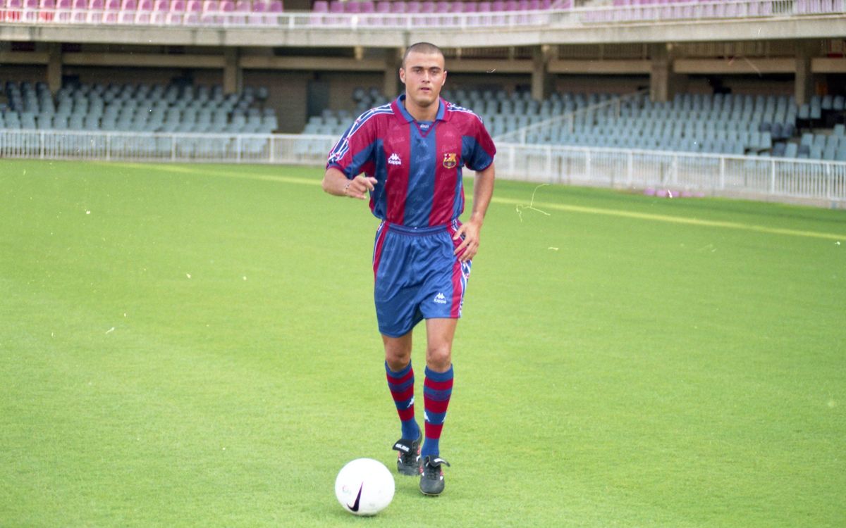 Twenty years since Luis Enrique signed for FC Barcelona