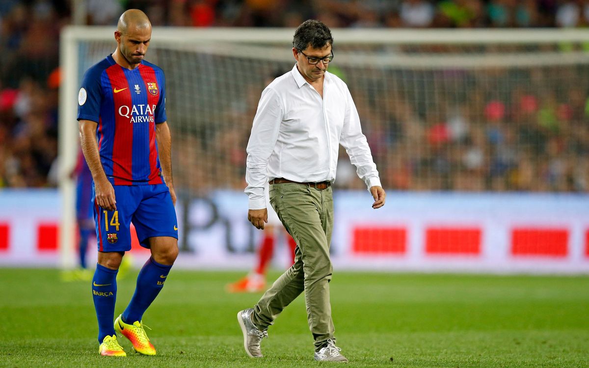 Mascherano out for one week