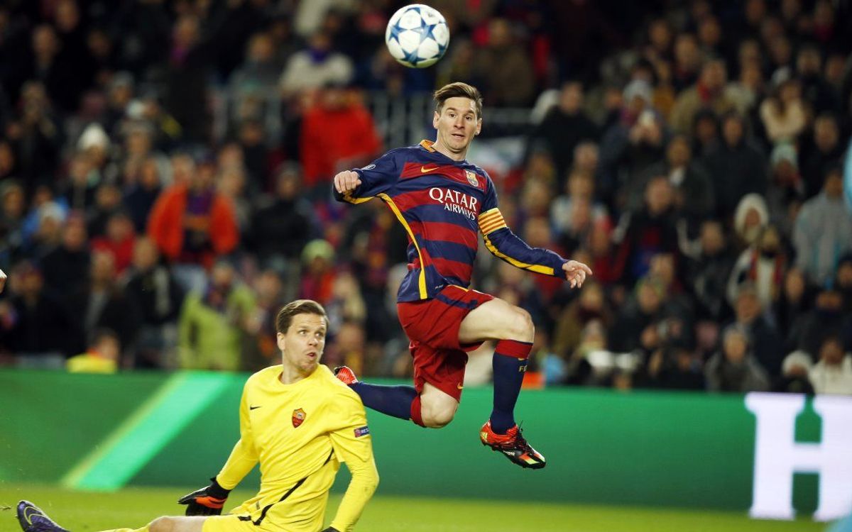 Leo Messi wins UEFA goal of the season award