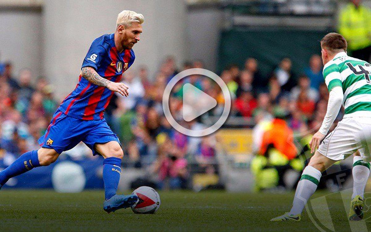 Pre-season video highlights: Celtic 1-3 FC Barcelona