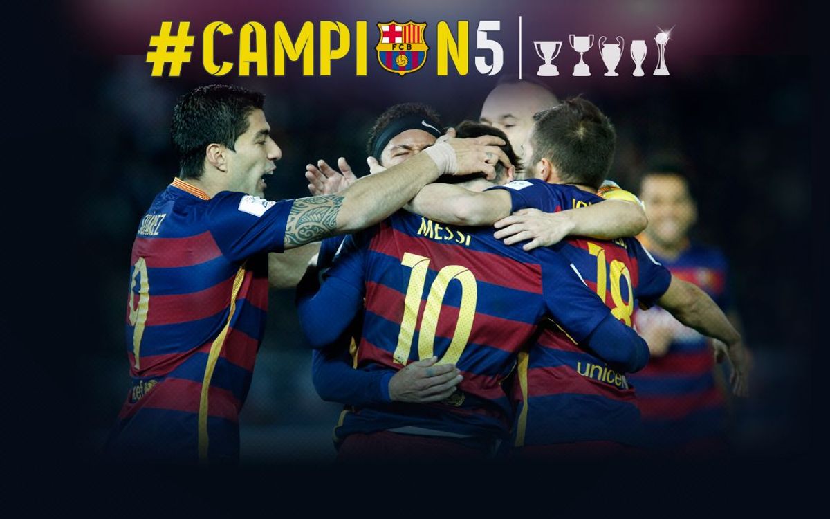 An amazing 2015 for FC Barcelona