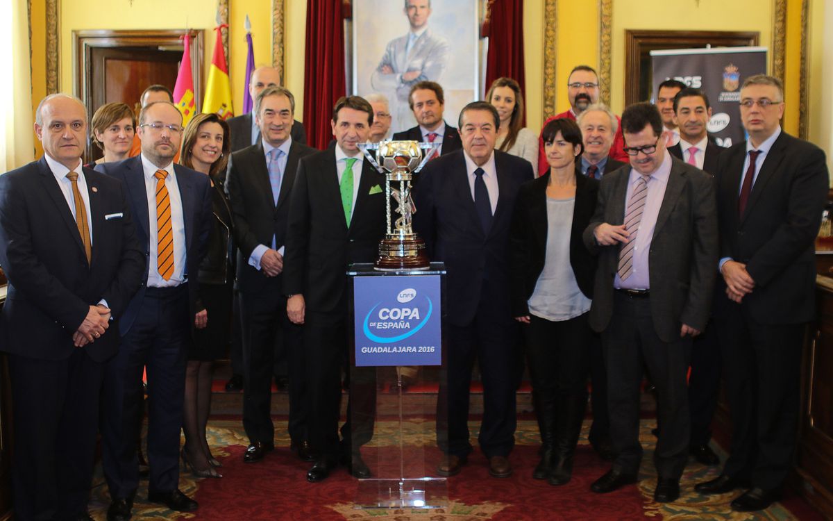 El Ayuntamiento de Guadalajara recibe a los Clubs de la Copa de España