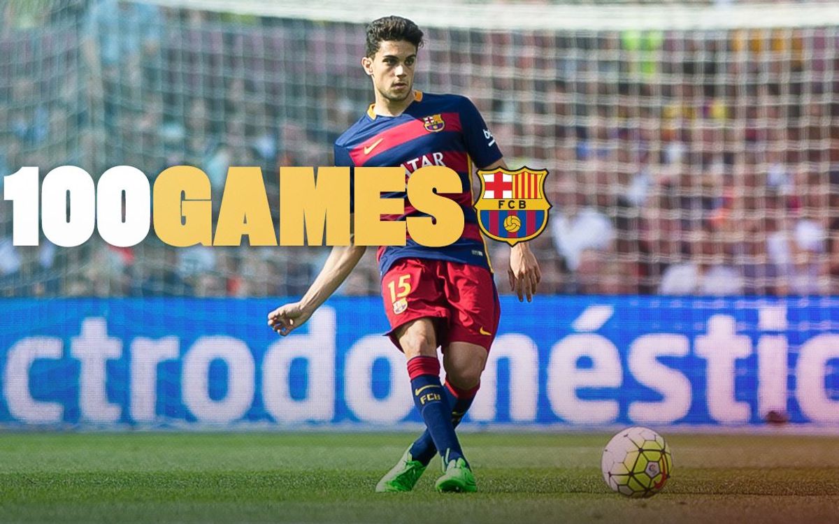 Marc Bartra official matches for FC Barcelona