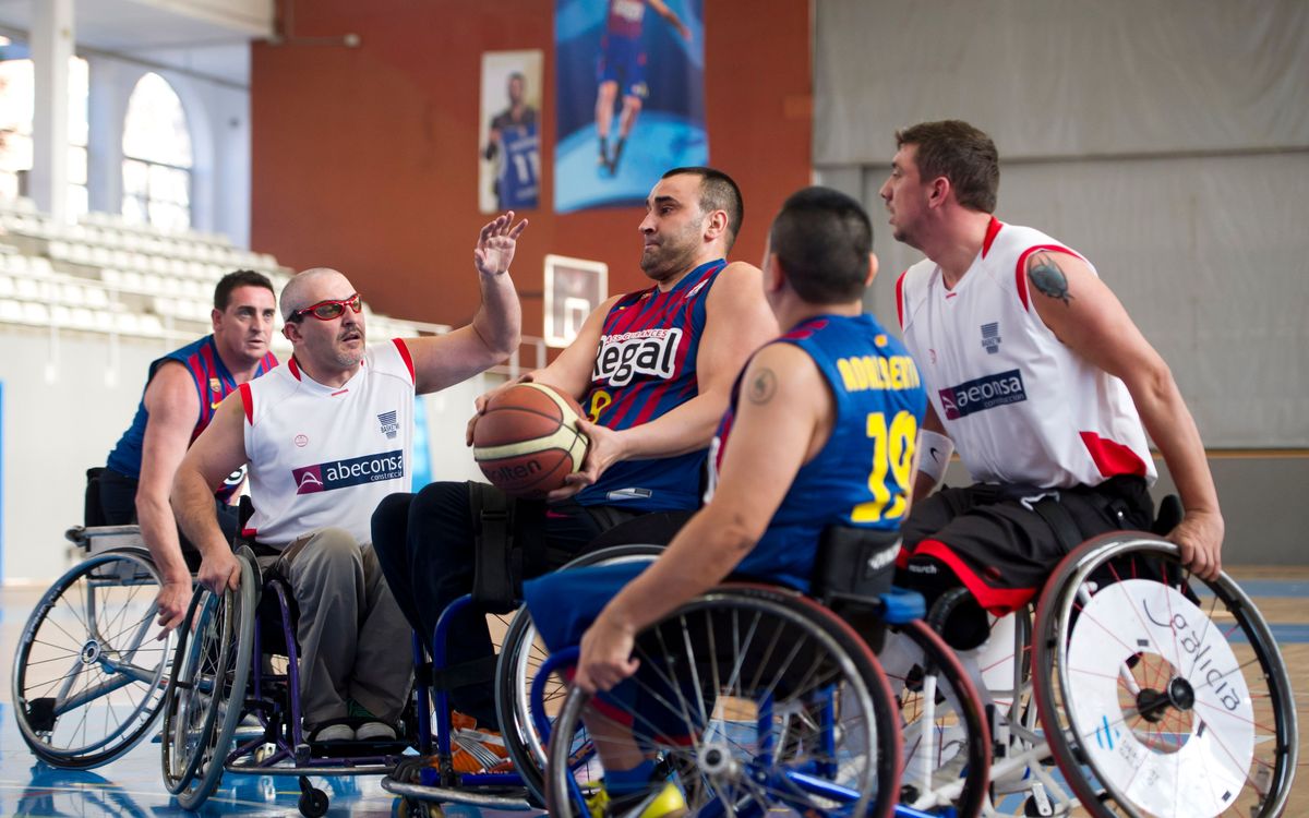 Triomf del bàsquet en cadira de rodes blaugrana davant un rival directe (64-45)
