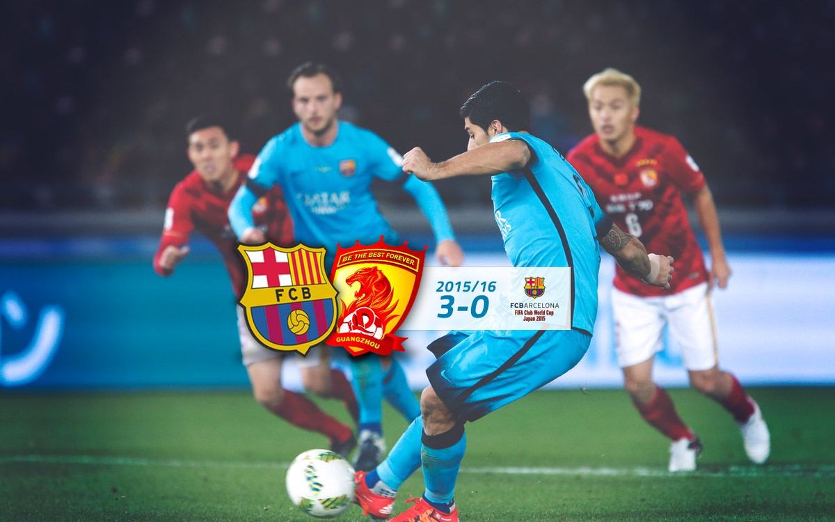 FC Barcelona: 3 - Guangzhou Evergrande: 0