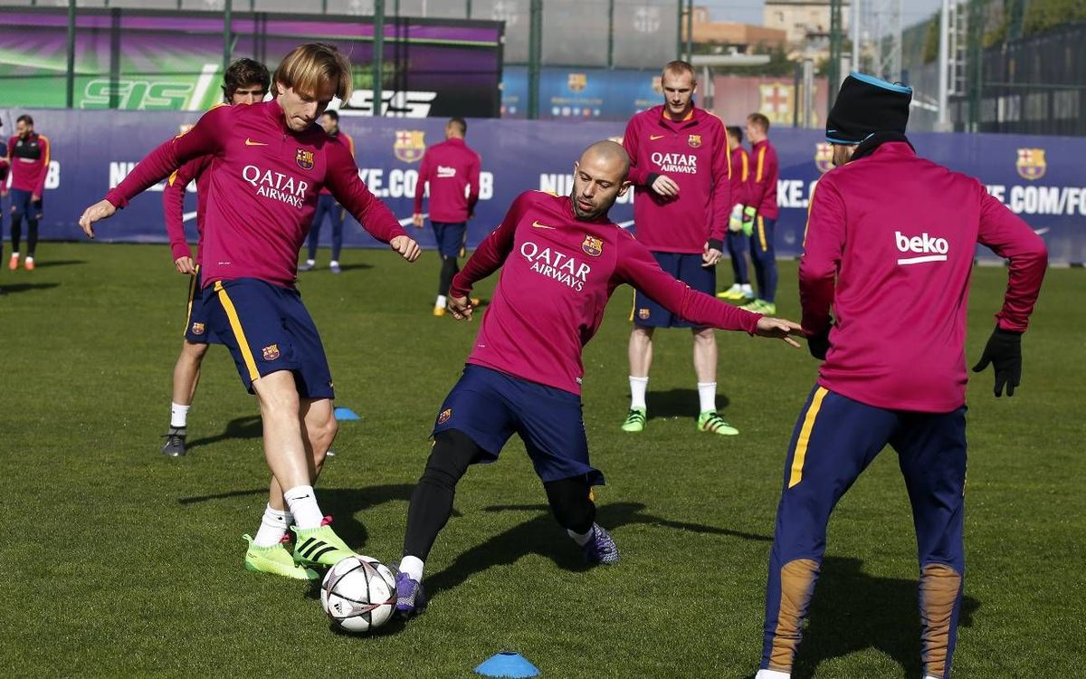 Training plan for week with Champions League and Liga commitments