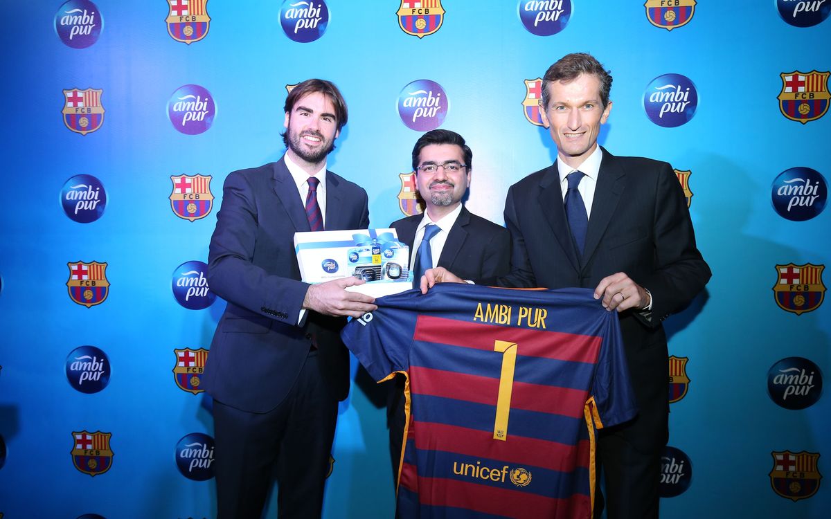 Ambi Pur, new sponsor of FC Barcelona in Asia