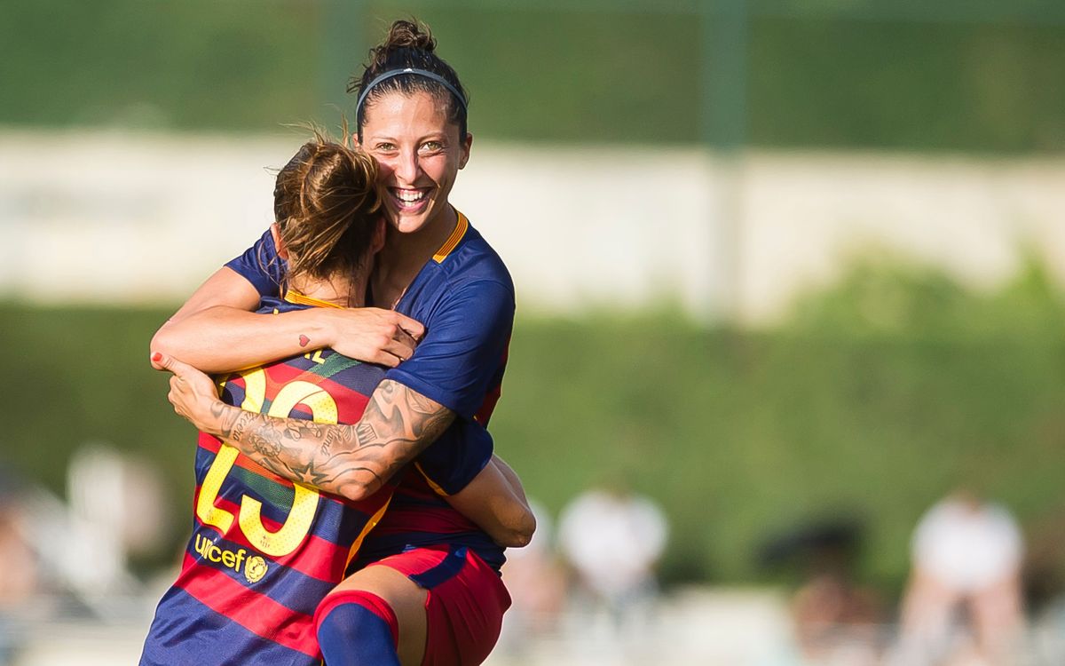 Triunfo de España con goles de Jenni y Olga (0-3)