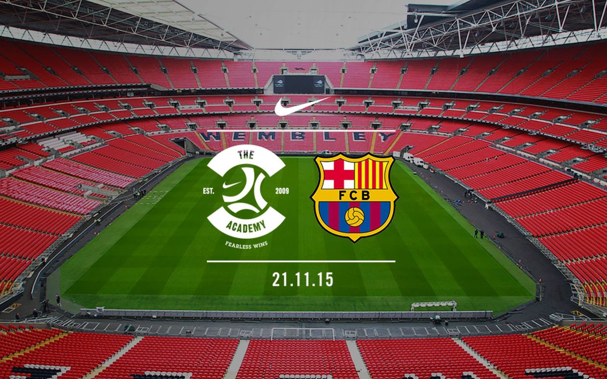 FC Barcelona Under-19 to play at Wembley against the Nike Academy