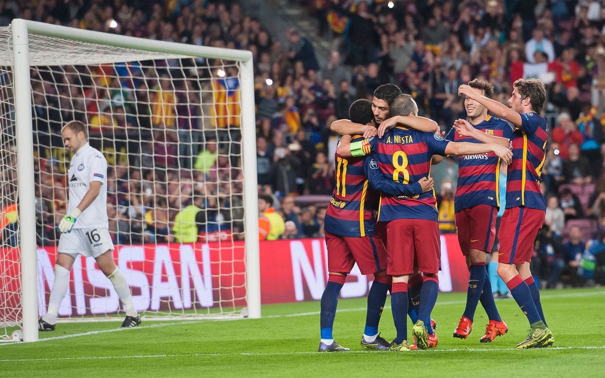 FC Barcelona into last sixteen for the twelfth consecutive season