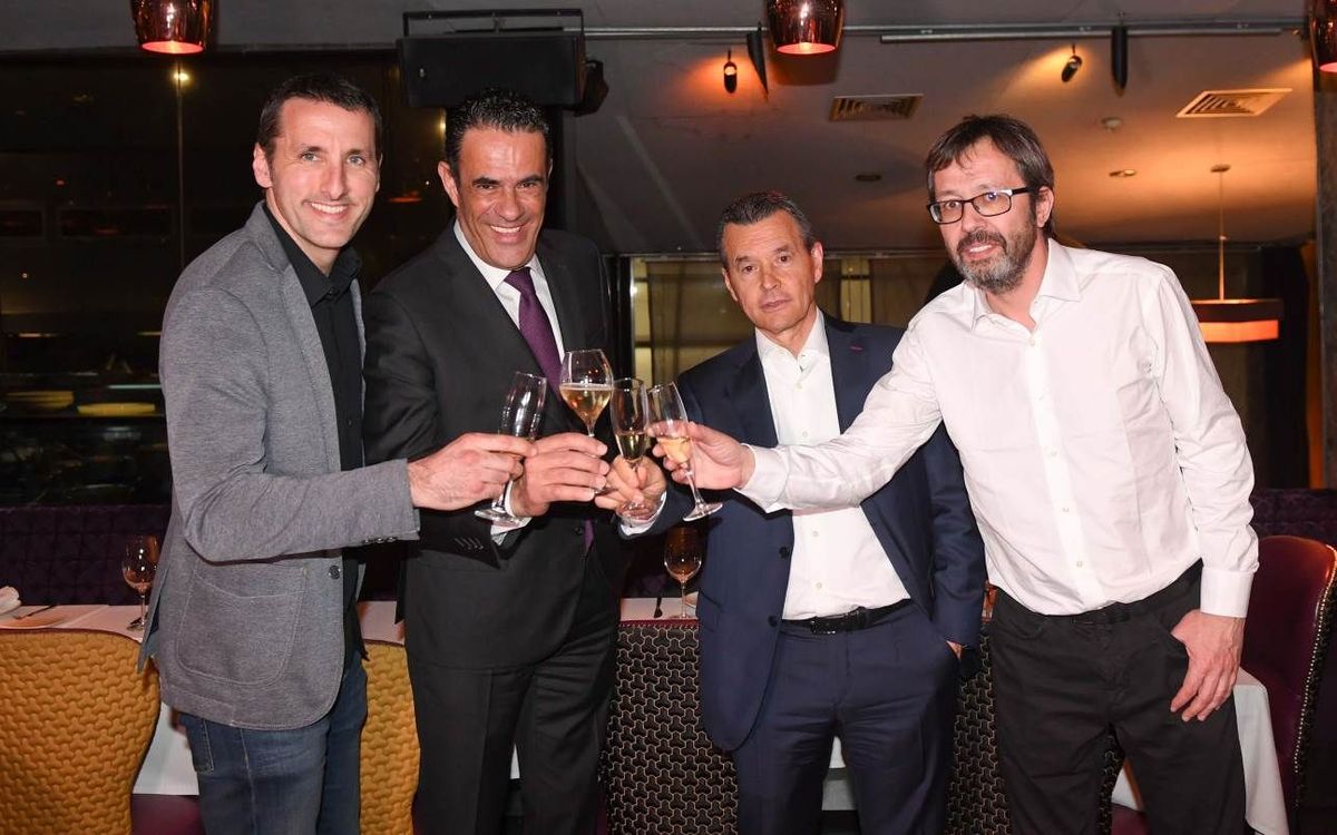 El Barça Lassa d'hoquei celebra la Copa amb un sopar de germanor