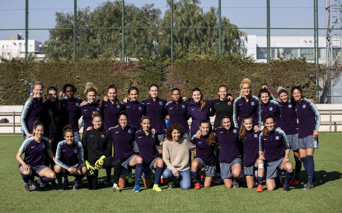 ANNA SAHUN, LA SAGI, CON EL BARÇA FEMENINO - GERMÁN PARGA