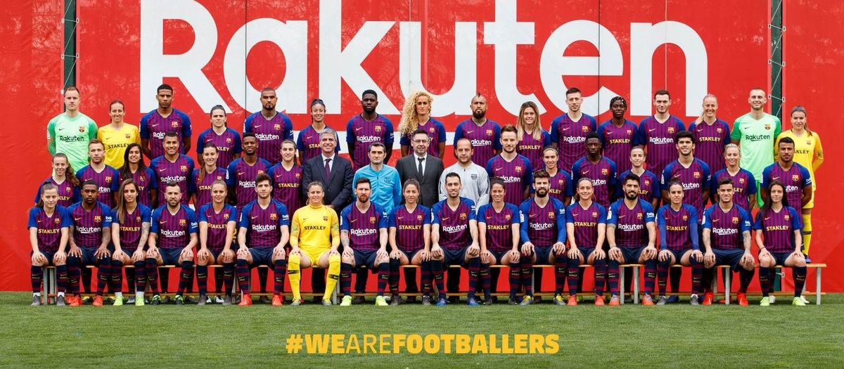 La foto de família del futbol blaugrana