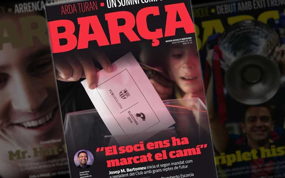 Les eleccions i els nous fitxatges, a la ‘REVISTA BARÇA’