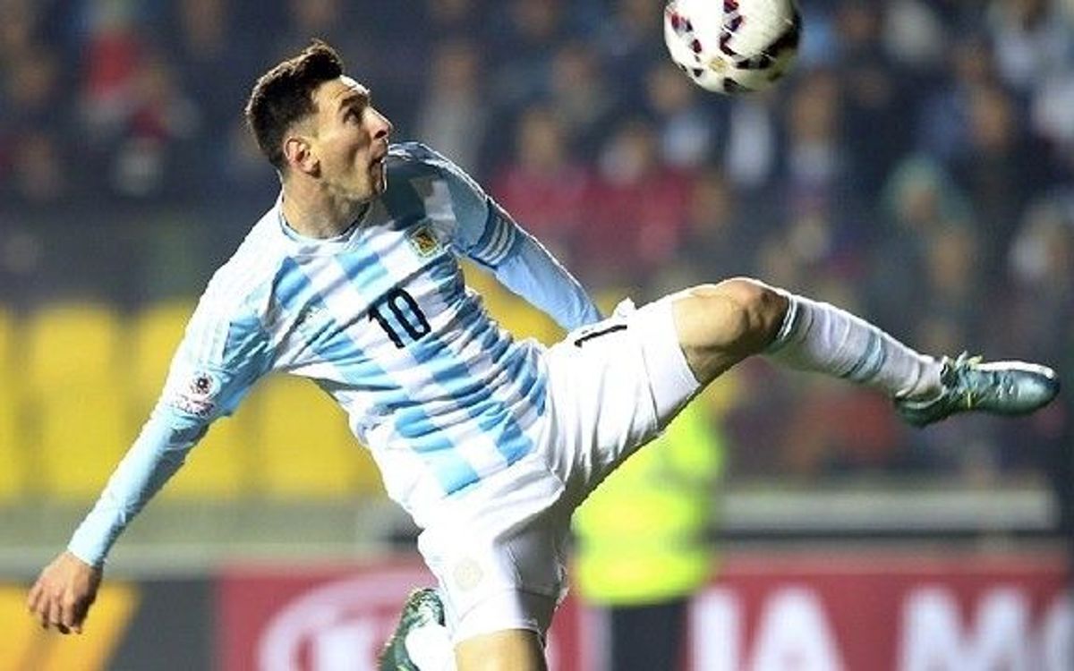 Leo Messi reacts to Argentina rout in Copa América