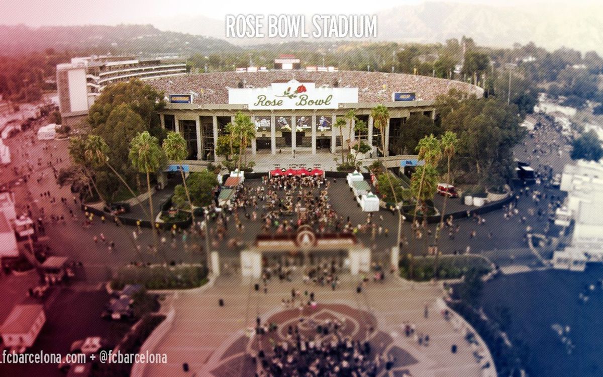 Famed Rose Bowl to host FC Barcelona v LA Galaxy