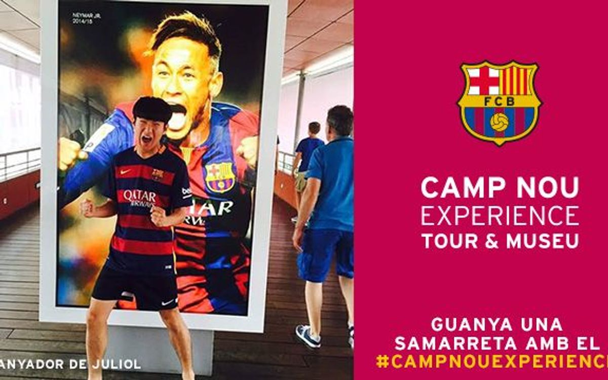Find out the winner of the Camp Nou Experience photo challenge