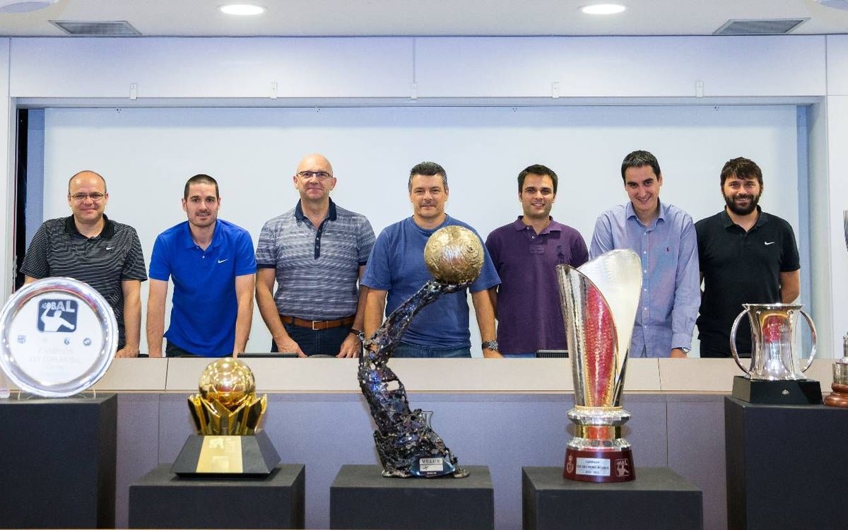 The seven trophies and the men that helped to win them