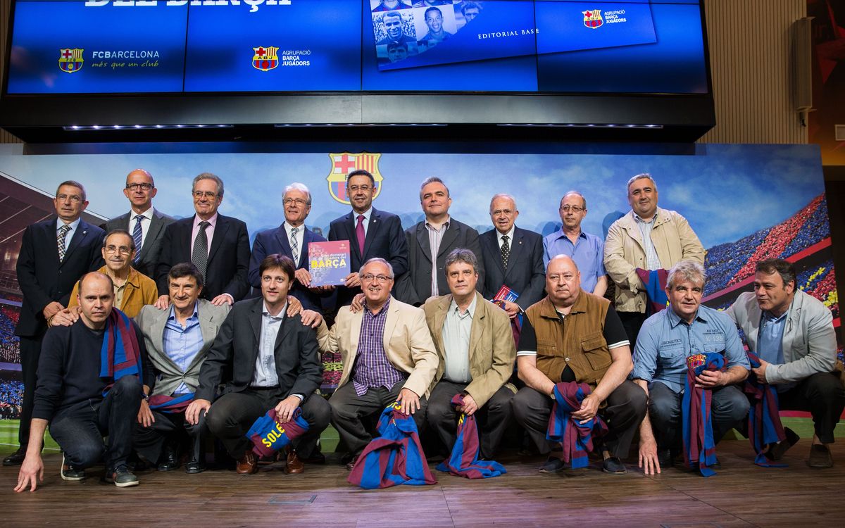 Gran acollida de la presentació del Gran Diccionari de Jugadors del Barça