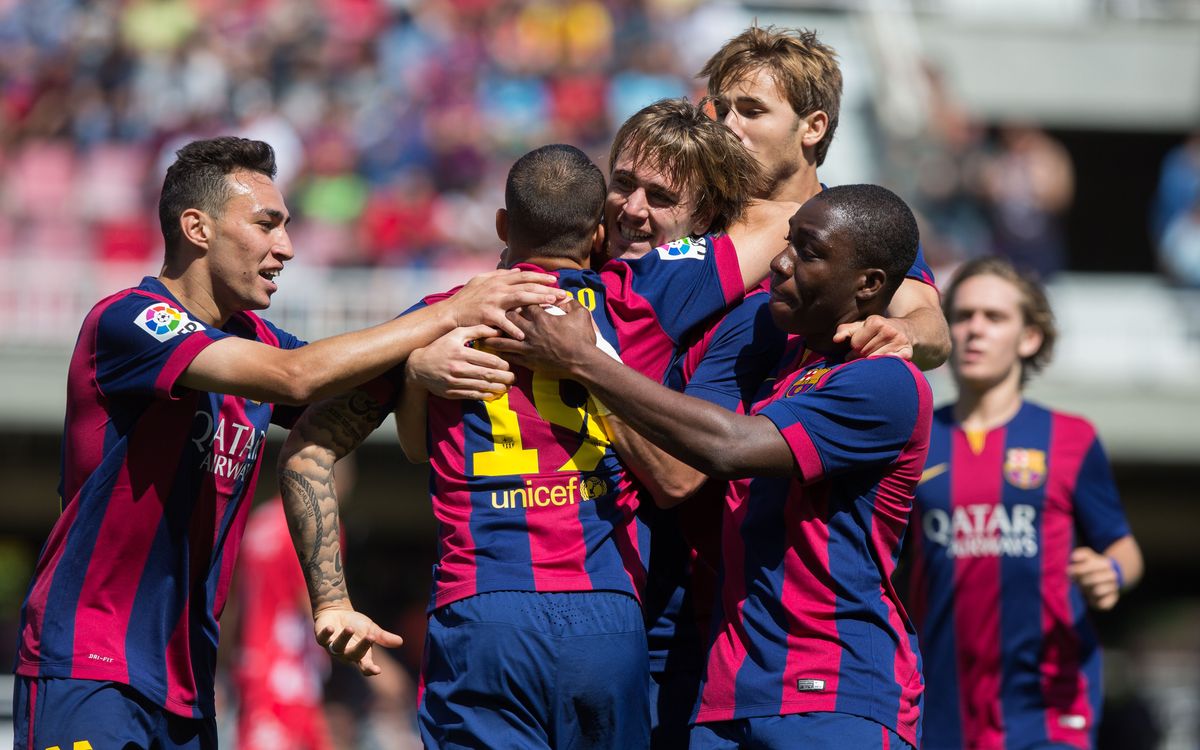 Cinc jugadors del Barça B, premiats per Futbol Draft com a joves talents