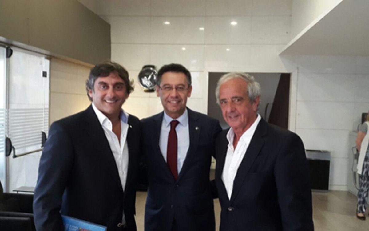 Visita institucional de River Plate