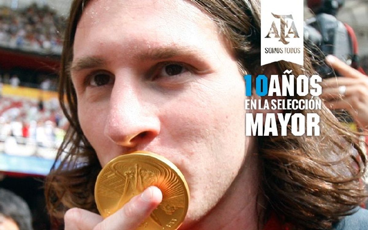 Ten years with Argentina for Leo Messi