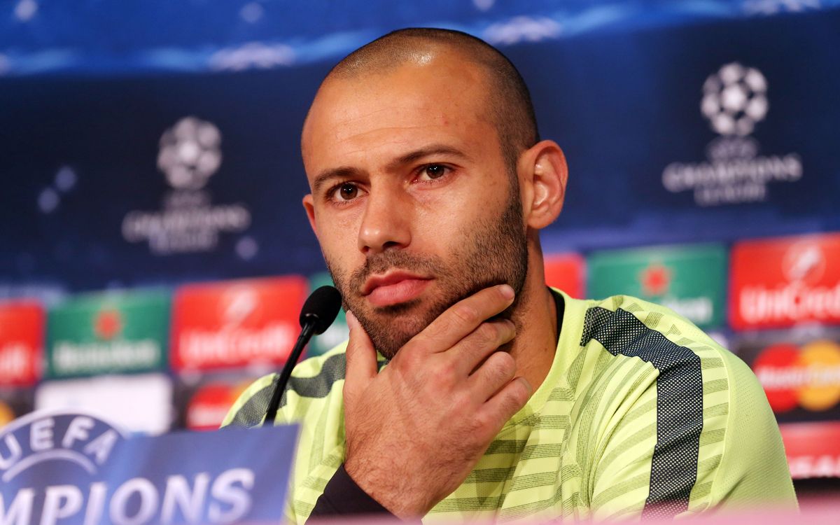 Mascherano says possession is the way to control the game