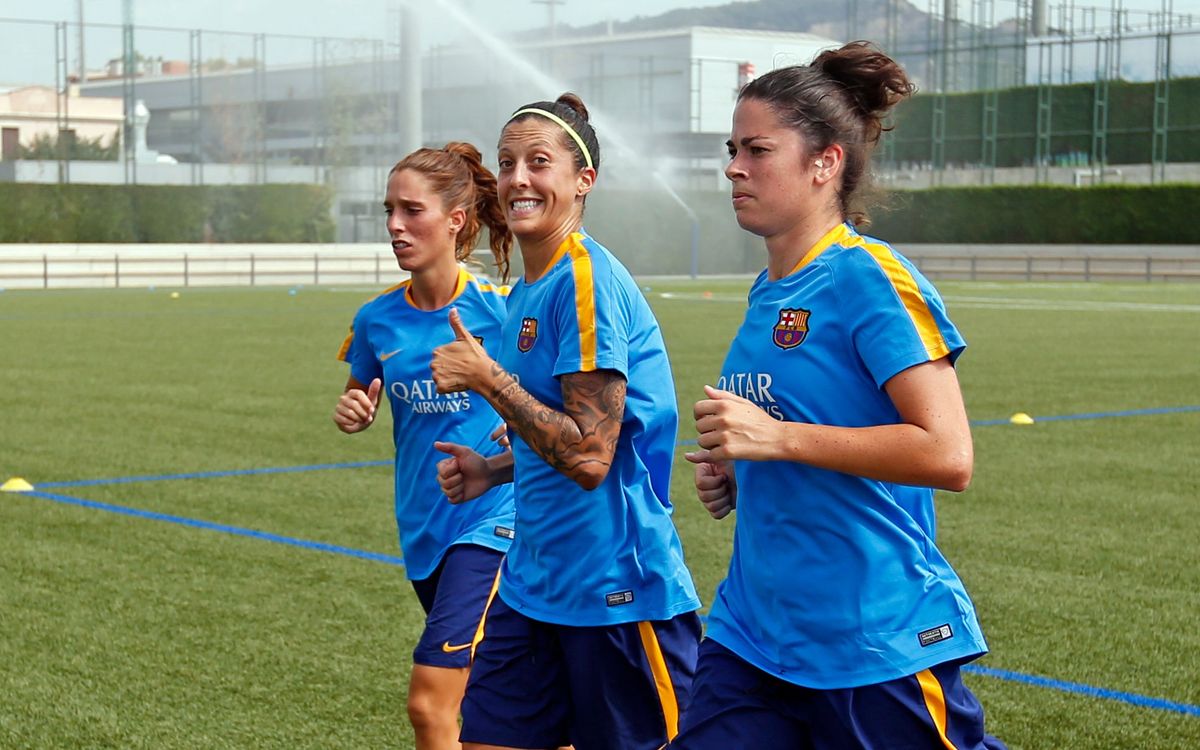 First training sessions for the Women's team