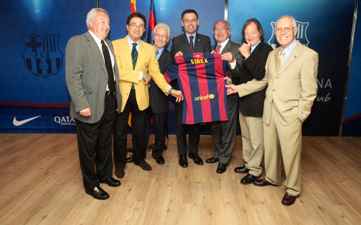El FC Barcelona fa un reconeixement als ‘Sirex’