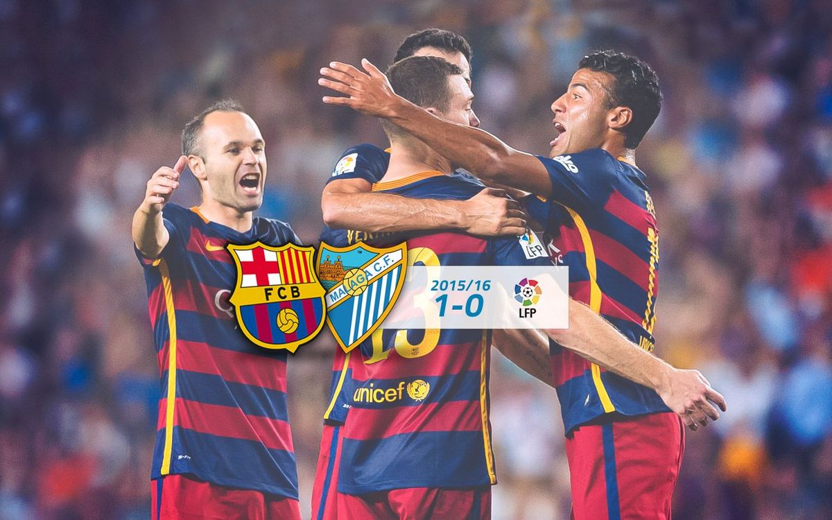 FC Barcelona: 1 - Màlaga: 0
