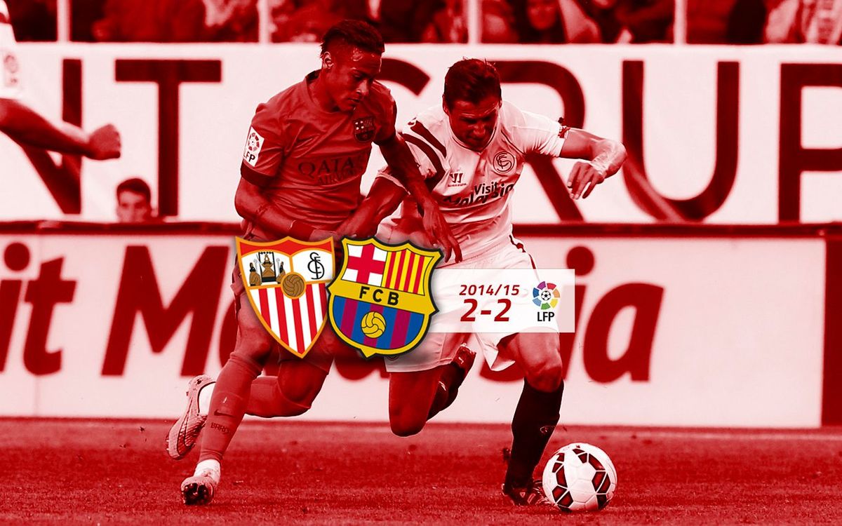 Sevilla: 2 - FC Barcelona: 2