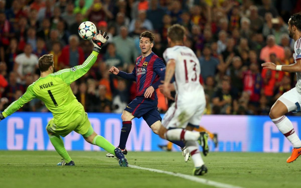 Messi et Neymar, en course pour le meilleur but de la Ligue des Champions