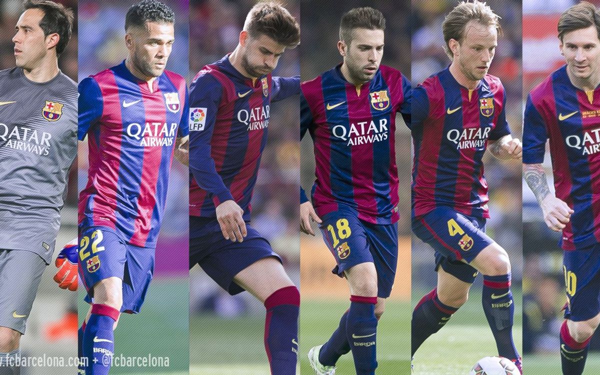 FC Barcelona land six players on all-league squad