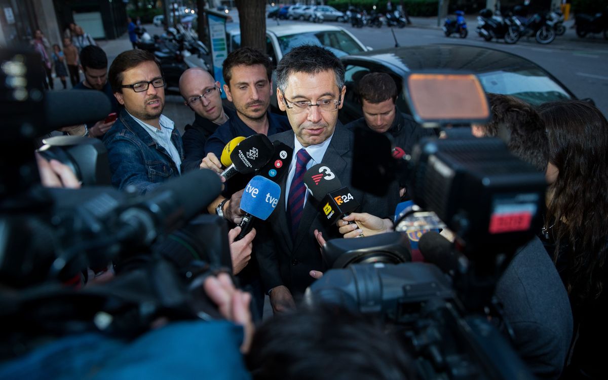 Josep Maria Bartomeu: “Un doblet no es fa cada any i s’ha de celebrar moltíssim”