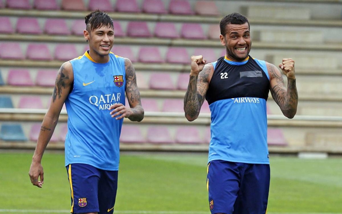Neymar and Dani Alves in Brazil squad against Costa Rica and United States