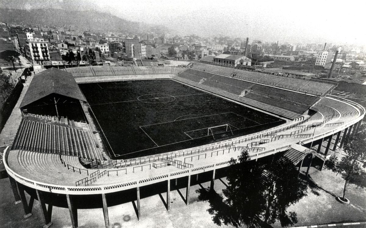 L'estadi de Les Corts l'any 1939 / FOTO: ARXIU FCB