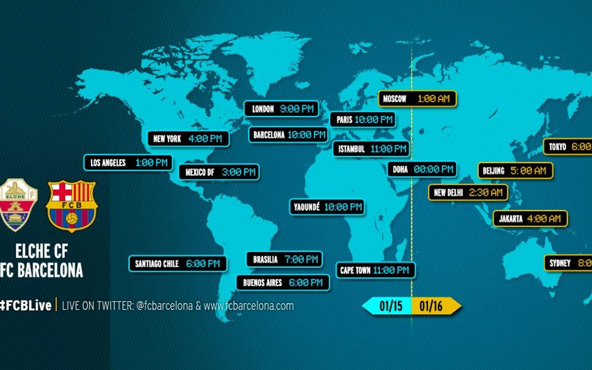 When and where to watch Elche v FC Barcelona