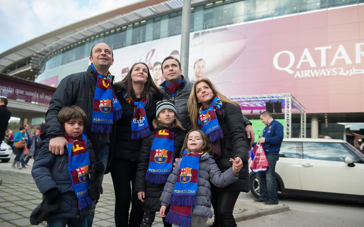 You can still get 'family packs' for the game against Málaga