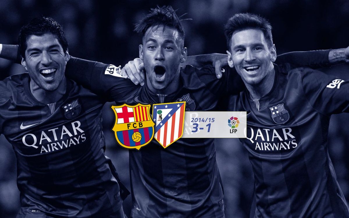 FC Barcelona: 3 - At. de Madrid: 1