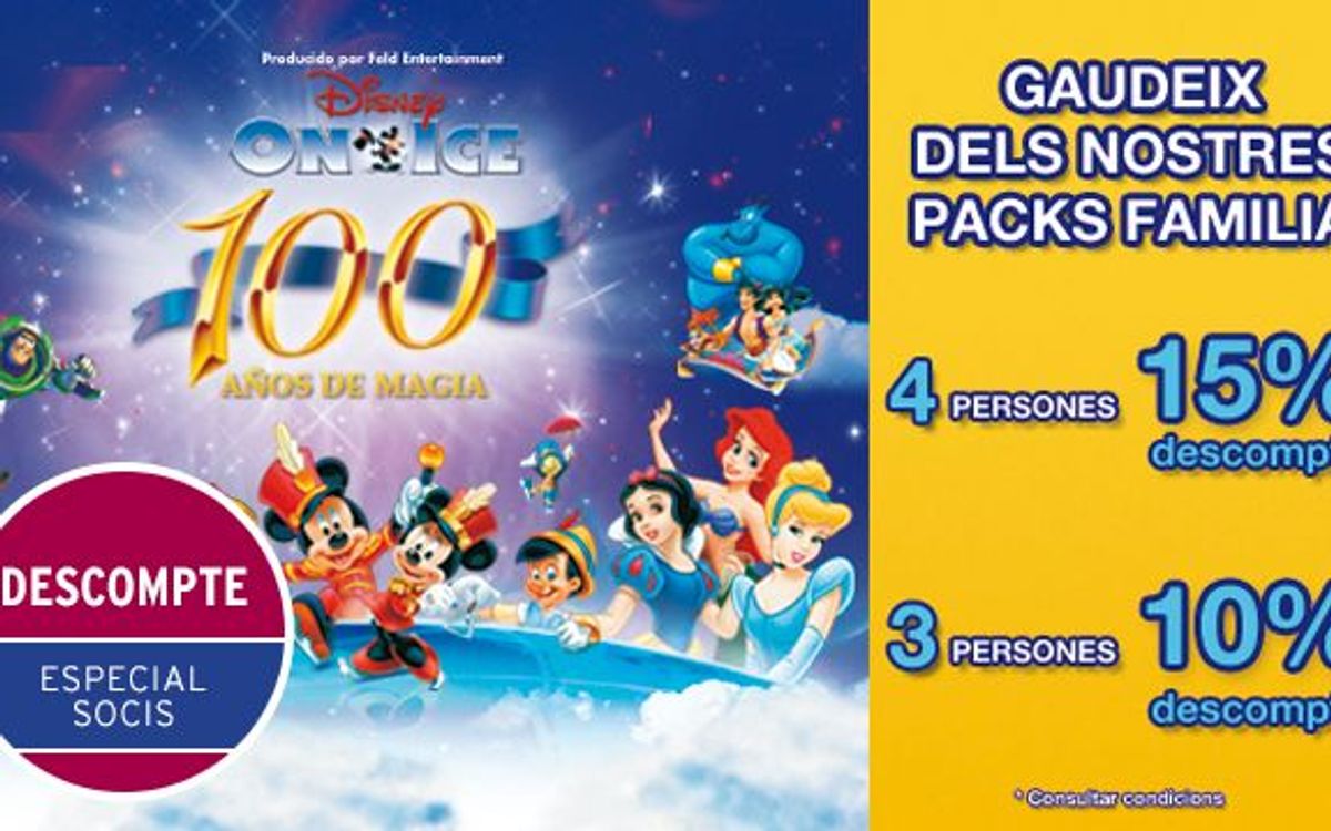 'Disney On Ice’ amb descompte per a socis al Palau Sant Jordi
