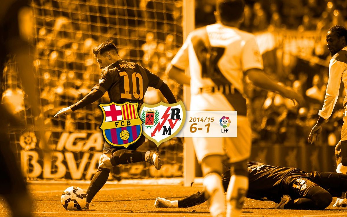 FC Barcelona: 6 - Rayo Vallecano: 1