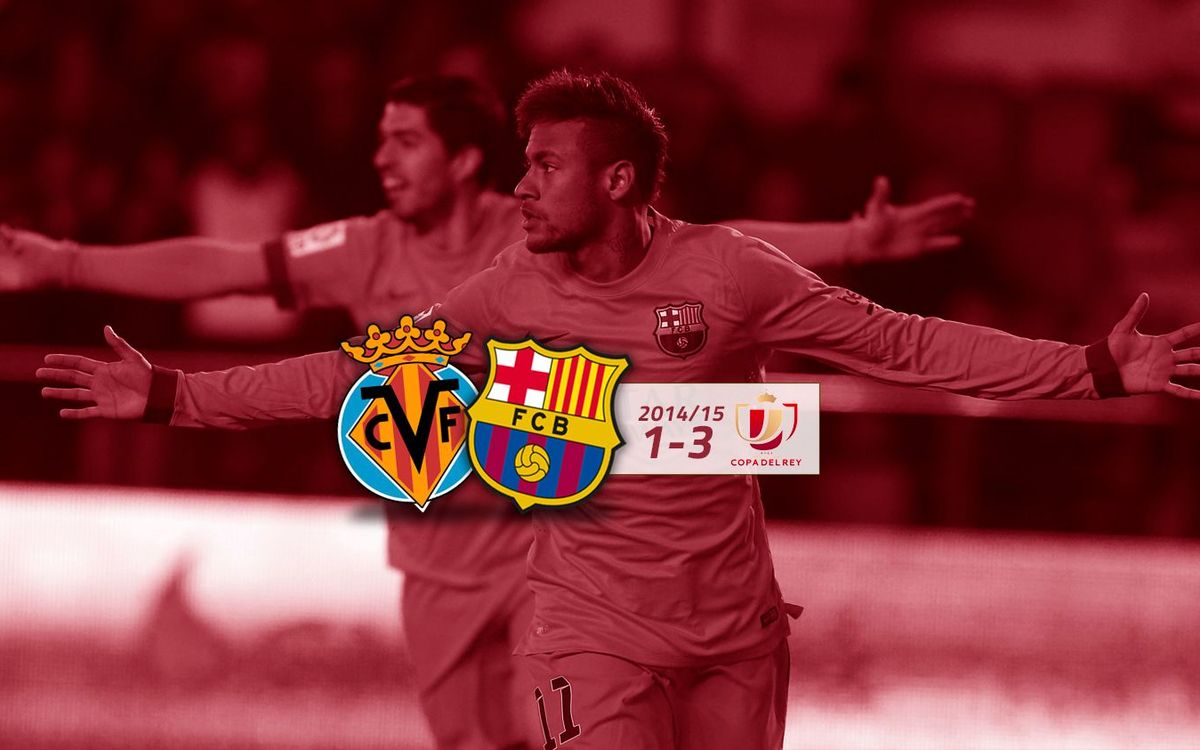 Vila-real: 1 - FC Barcelona: 3