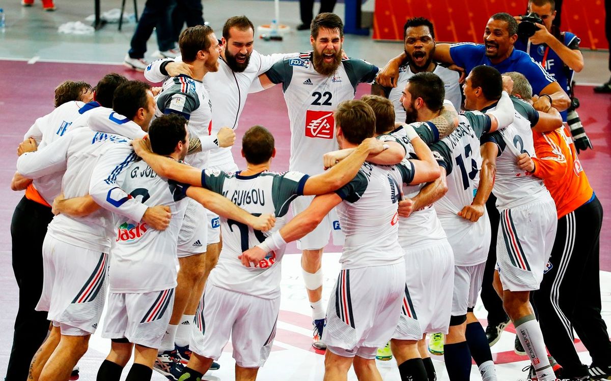 Nikola Karabatic and Cedric Sorhaindo are World Champs