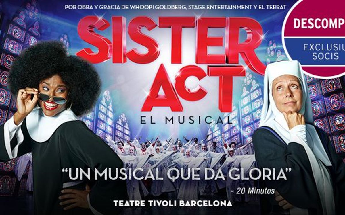 Aconsegueix fins al 25% de descompte per veure el musical ‘Sister Act’