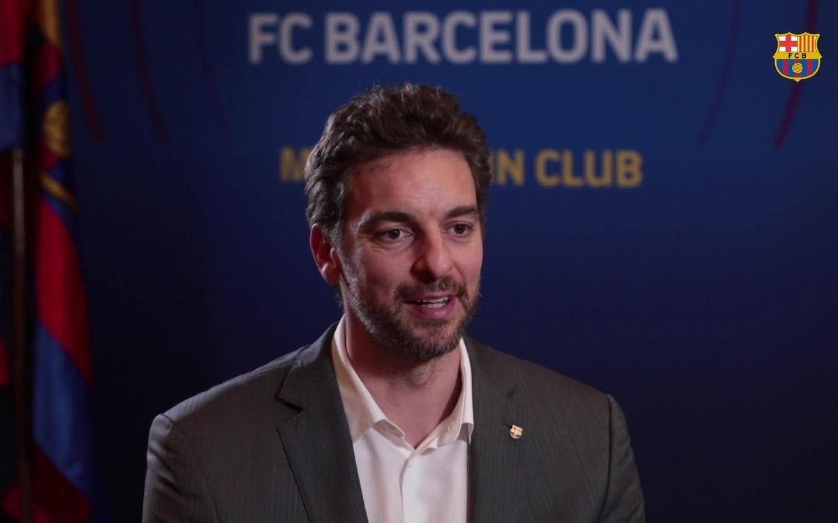 Pau Gasol: “El Barça és com una familia”