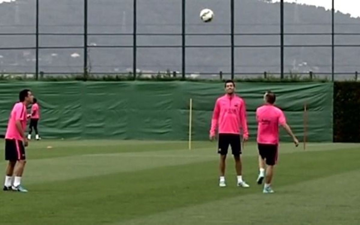 Midfield trio show off their skills