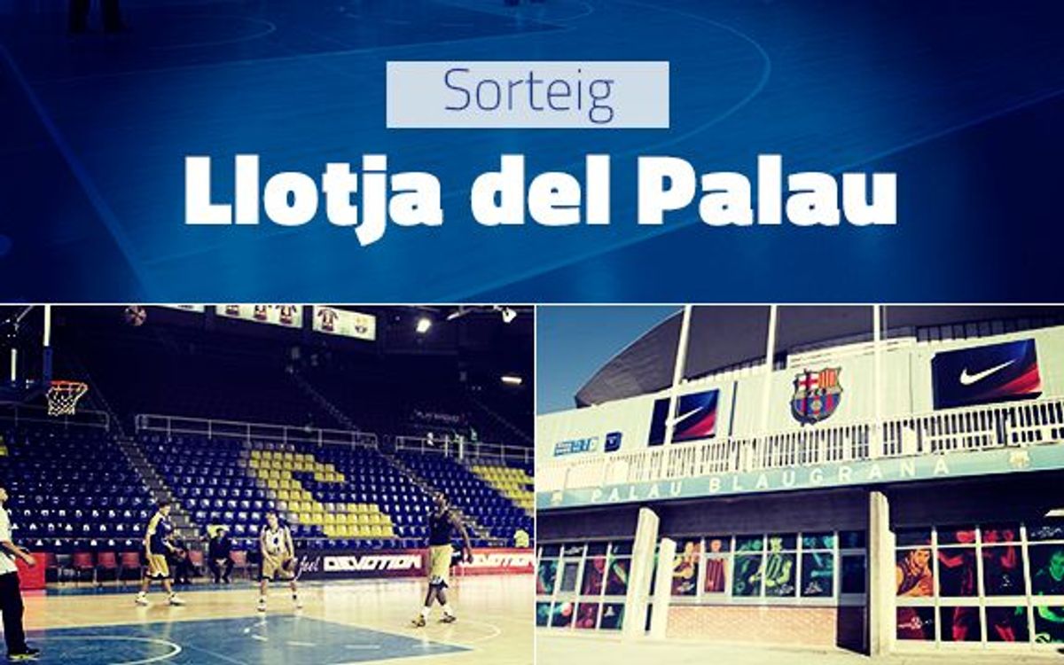 Sorteig Llotja Oberta del Palau 2014/15